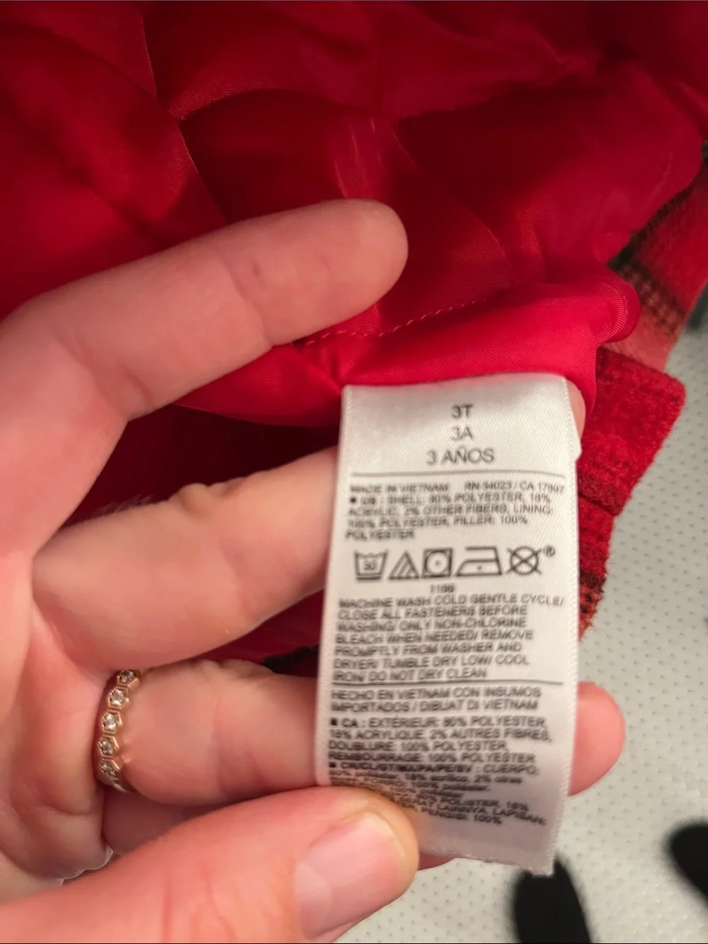 Old Navy 3T Plaid Jacket